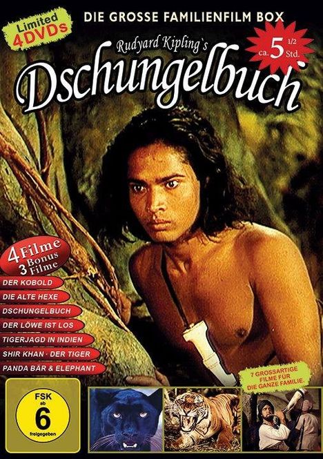 Dschungelbuch (1942), 4 DVDs