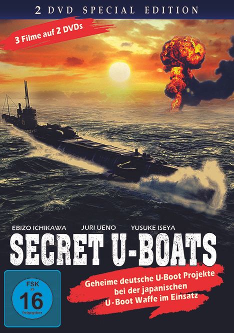 Secret U-Boats (3 Filme auf 2 DVDs), 2 DVDs