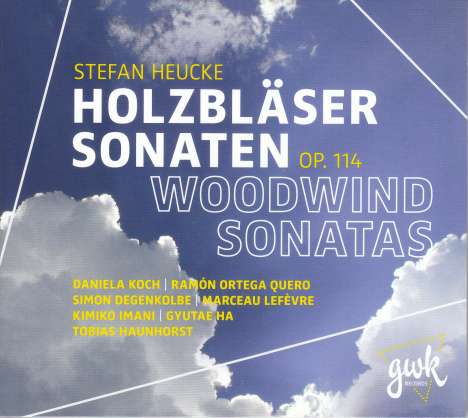 Stefan Heucke (geb. 1959): Holzbläser-Sonaten op.114, CD
