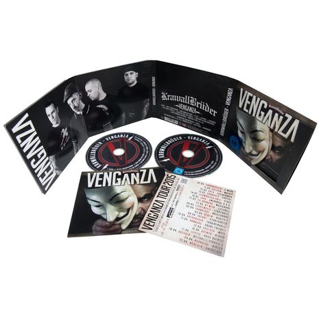 KrawallBrüder: Venganza (Deluxe Edition), 1 CD und 1 DVD