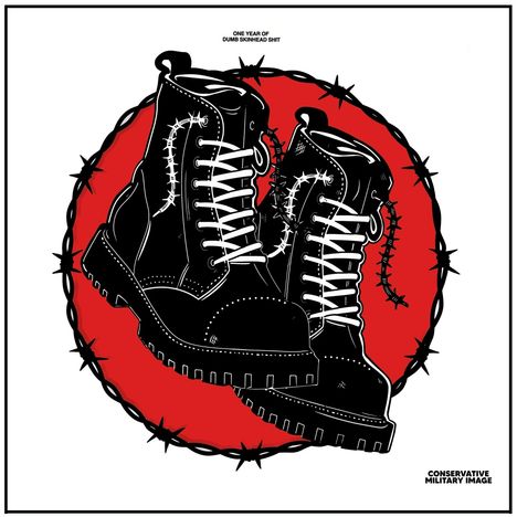 Conservative Military Image: One year of dumb skinhead shit-rotes Vinyl, LP