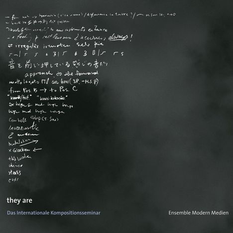 Ensemble Modern - They Are (Das Internationale Kompositionsseminar), 2 CDs