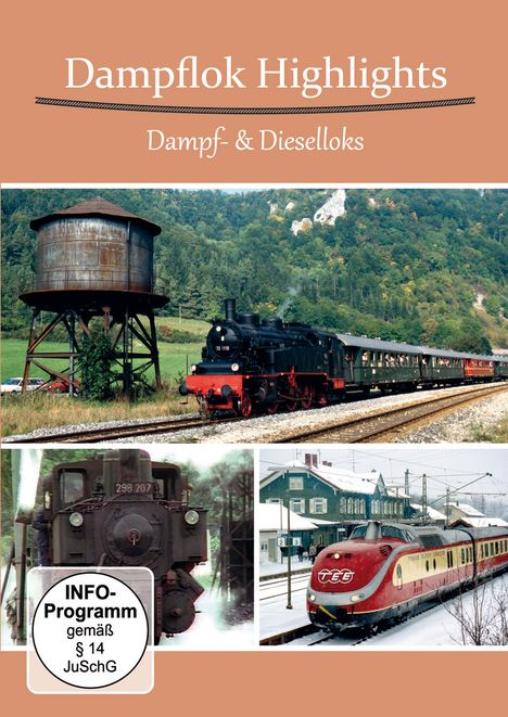 Dampflok Highlights: Dampf- &amp; Dieselloks, DVD