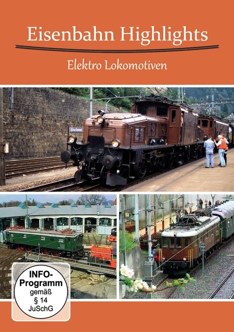 Eisenbahn Highlights - Elektro Lokomotiven, DVD