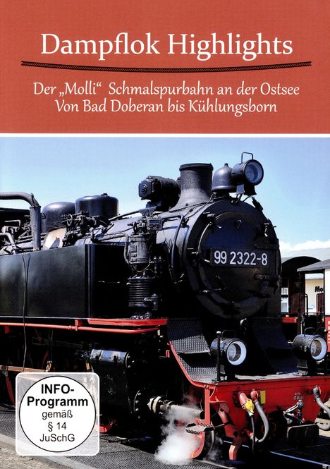 Der Molli - Schmalspurbahn an der Ostsee, DVD