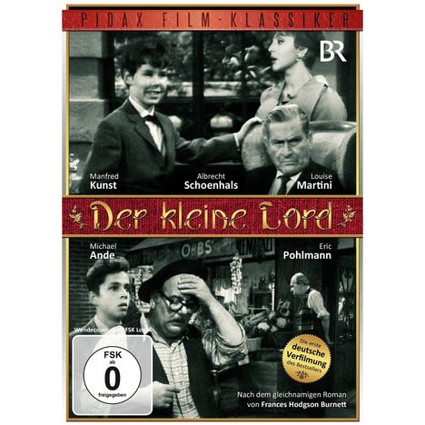 Der kleine Lord (1961), DVD