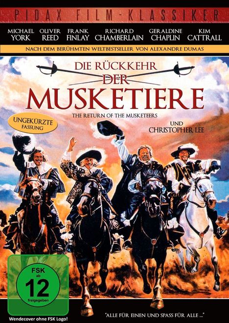 Die Rückkehr der Musketiere, DVD
