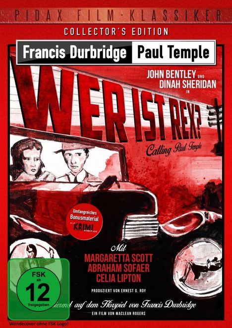 Francis Durbridge: Paul Temple - Wer ist Rex?, DVD