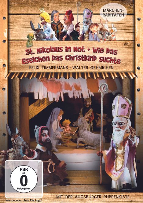 Augsburger Puppenkiste: St. Nikolaus in Not / Wie das Eselchen das Christkind suchte, DVD