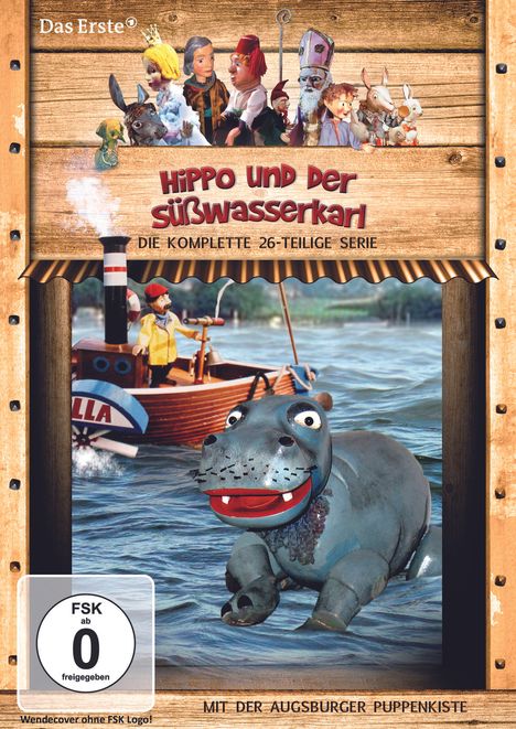 Augsburger Puppenkiste: Hippo und der Süßwasserkarl (Komplette Serie), DVD