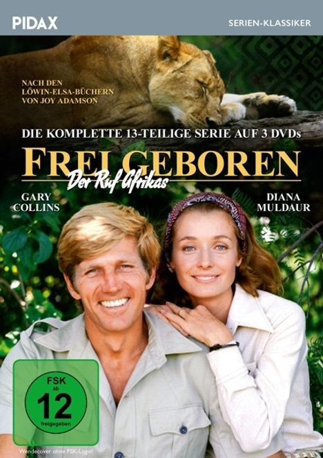 Frei geboren - Der Ruf Afrikas (Komplette Serie), 3 DVDs