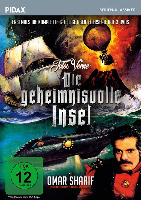 Jules Verne: Die geheimnisvolle Insel, 3 DVDs
