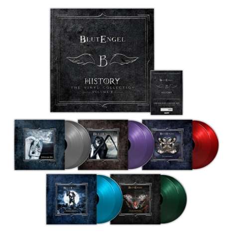 Blutengel: History - The Vinyl Collection Vol. 2 (180g) (Limited-Edition-Box-Set) (Colored Vinyl), 10 LPs