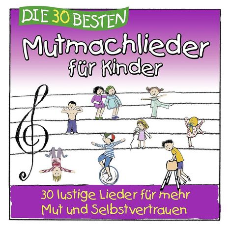 Die 30 besten Mutmachlieder für Kinder, CD