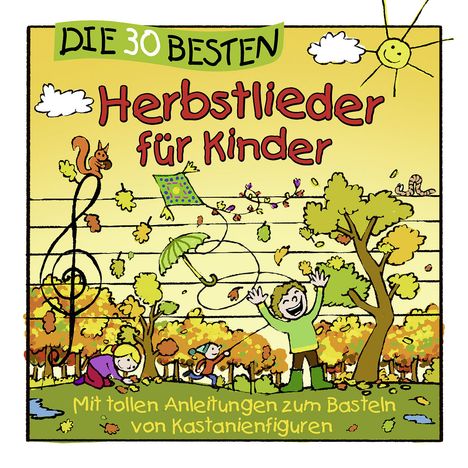 Die 30 besten Herbstlieder für Kinder, CD