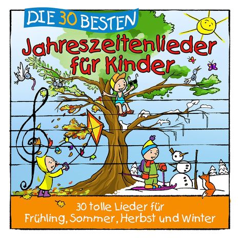 Die 30 Besten Jahreszeitenlieder Für Kinder, CD