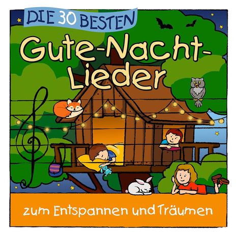 Simone Sommerland, Karsten Glück &amp; Die Kita-Frösche: Die 30 besten Gute-Nacht-Lieder, CD