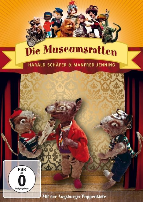 Augsburger Puppenkiste: Die Museumsratten, 2 DVDs
