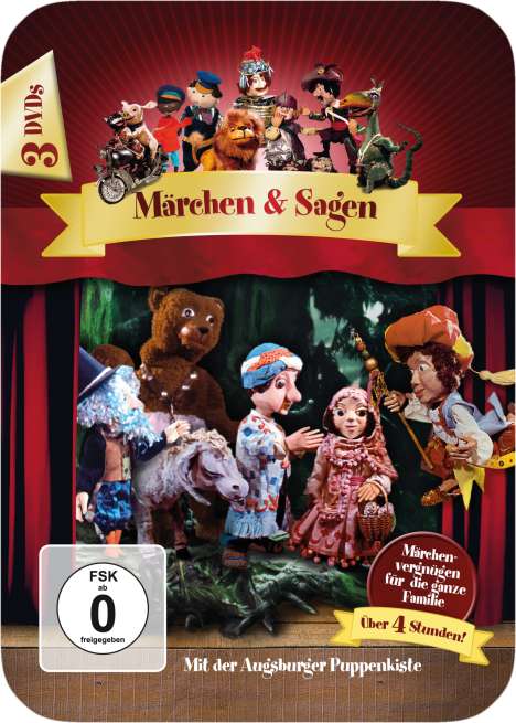 Augsburger Puppenkiste: Märchen und Sagen (Steelbook), 3 DVDs