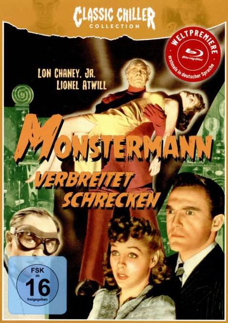 Monstermann verbreitet Schrecken (Blu-ray), Blu-ray Disc