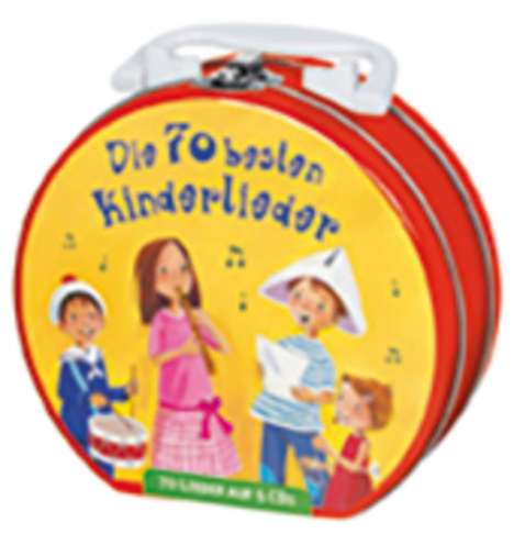 Die 70 besten Kinderlieder - Mein Hörbuch-Koffer (5 CDs), CD