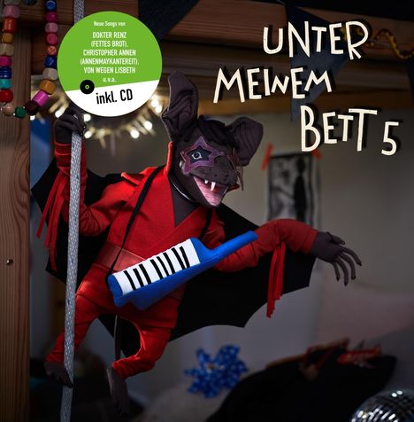 Various Artists: Unter meinem Bett 5 (2 Vinyl + CD), 2 LPs und 1 CD