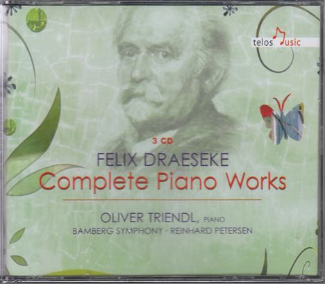 Felix Draeseke (1835-1913): Sämtliche Klavierwerke, 3 CDs