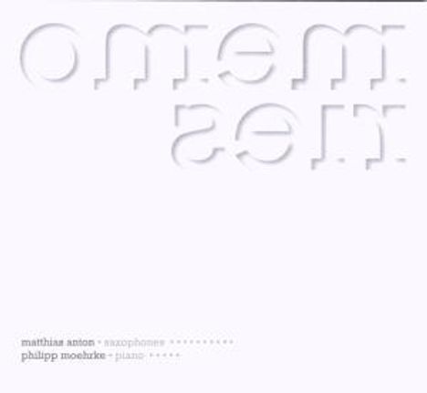 Matthias Anton &amp; Philipp Moehrke: Memories, CD