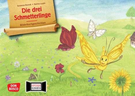 Susanne Brandt: Die drei Schmetterlinge. Kamishibai Bildkartenset., Diverse