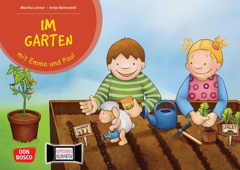 Monika Lehner: Im Garten mit Emma und Paul. Kamishibai Bildkartenset, Diverse