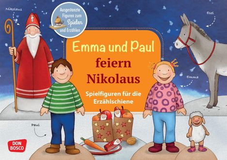 Monika Lehner: Emma und Paul feiern Nikolaus., 1 Buch und 1 Diverse