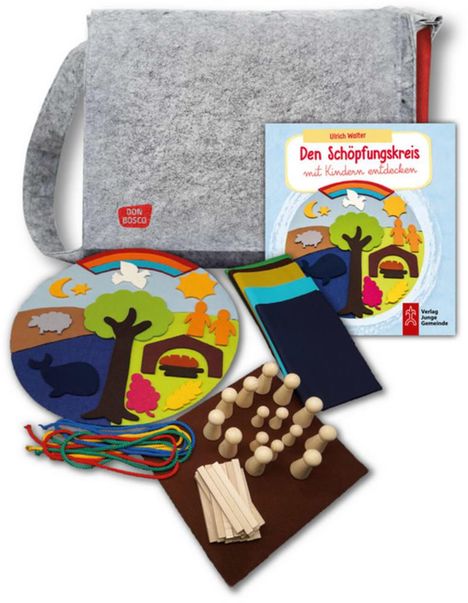 Ulrich Walter: Den Schöpfungskreis mit Kindern entdecken - eine Erzähltasche mit Legematerial und Praxisbuch, Diverse