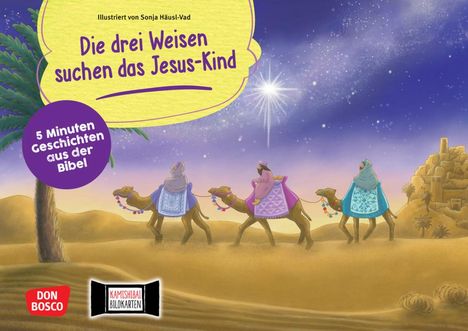 Esther Hebert: Die drei Weisen suchen das Jesus-Kind. Kamishibai Bildkartenset, Diverse