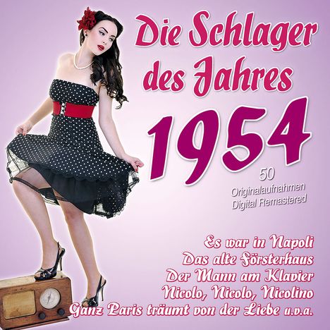 Die Schlager des Jahres 1954, 2 CDs