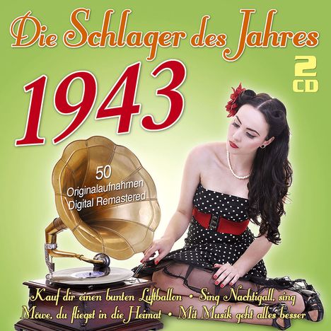 Die Schlager des Jahres 1943, 2 CDs
