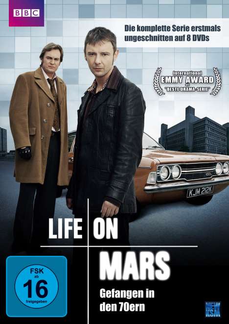 Life On Mars (Komplette Serie), 8 DVDs