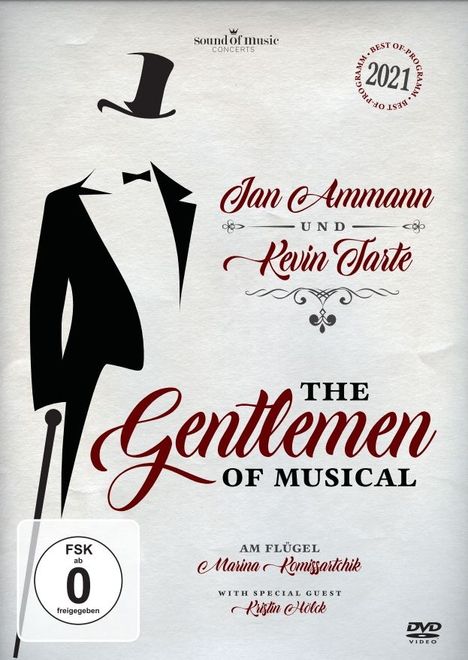 Jan Ammann &amp; Kevin Tarte: The Gentlemen Of Musical: Live aus dem Ebertbad Oberhausen 2021, DVD