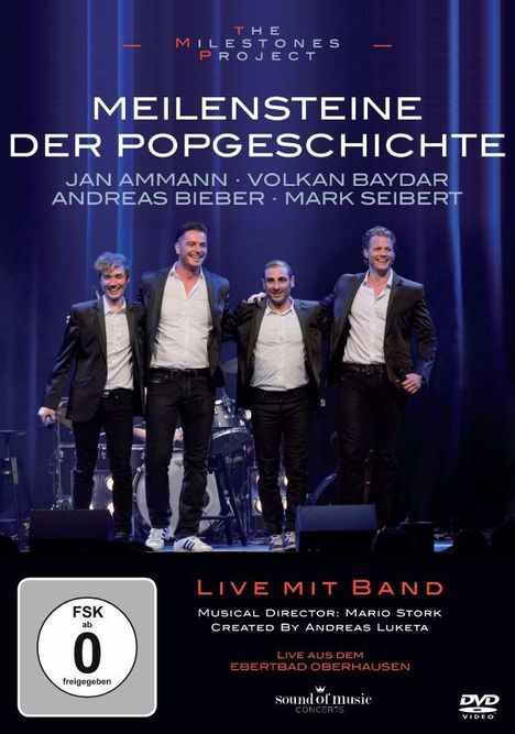 The Milestones Project: Meilensteine der Popgeschichte - Live aus dem Ebertbad Oberhausen, DVD