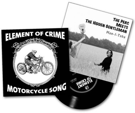 Element Of Crime/Perc Meets T: Motorcycle Song/Man-I-Toba (Wh, Single 7"