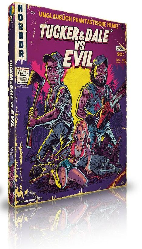 Tucker &amp; Dale vs. Evil (Blu-ray &amp; DVD im Mediabook), 1 Blu-ray Disc und 1 DVD