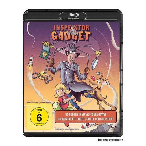 Inspektor Gadget Staffel 1 (SD on Blu-ray), 2 Blu-ray Discs