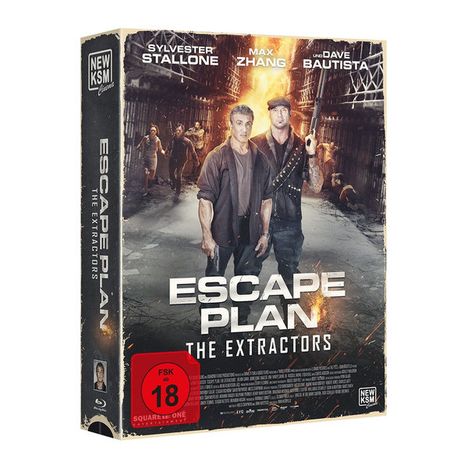 Escape Plan 3: The Extractors (Tape Edition) (Blu-ray), Blu-ray Disc
