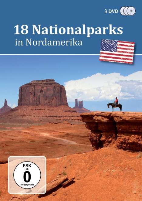 18 Nationalparks in Nordamerika, 3 DVDs
