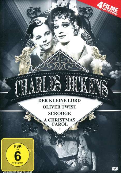 Charles Dickens Box (4 Filme auf 3 DVDs), 3 DVDs