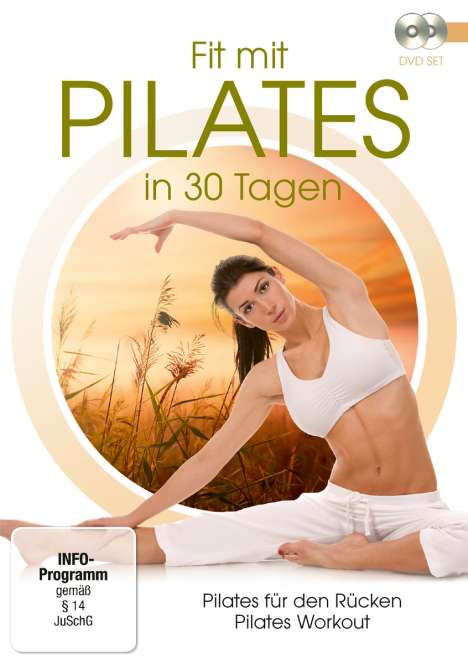Fit mit Pilates in 30 Tagen, 2 DVDs