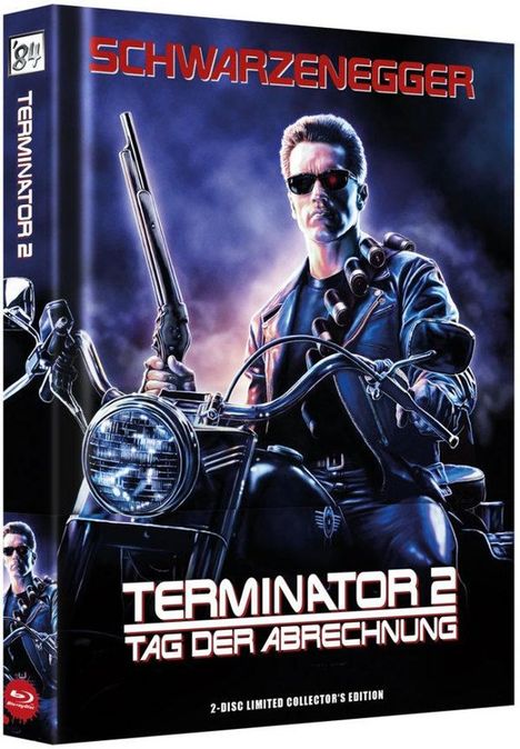 Terminator 2: Tag der Abrechnung (3D  &amp; 2D Blu-ray im wattierten Mediabook), 2 Blu-ray Discs