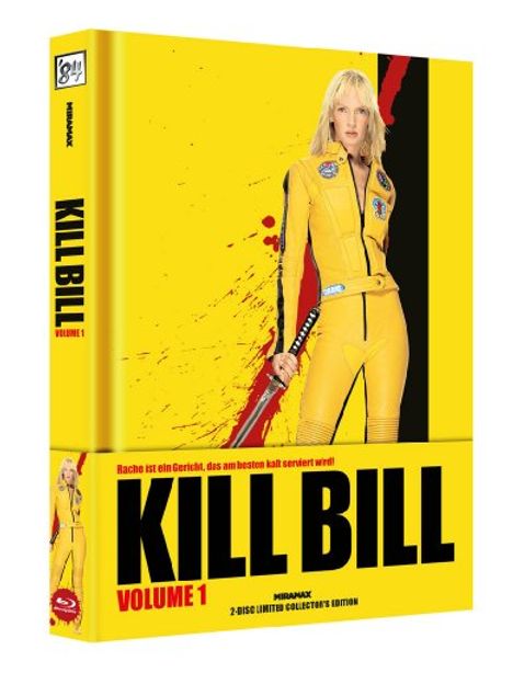 Kill Bill: Vol. 1 (Blu-ray &amp; DVD im wattierten Mediabook), 1 Blu-ray Disc und 1 DVD