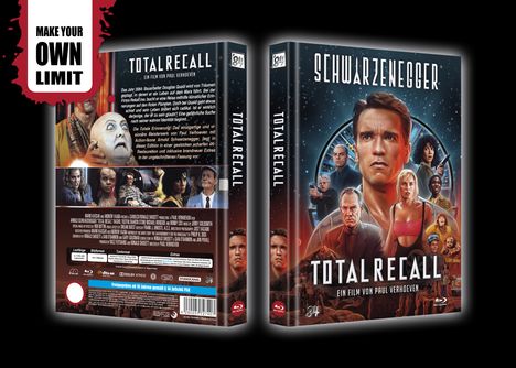 Total Recall (1990) (Blu-ray im Mediabook), 2 Blu-ray Discs