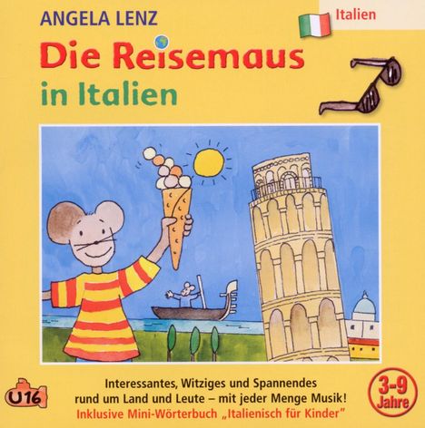 Angela Lenz: Die Reisemaus in Italien, CD