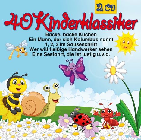 Kiddys Corner Band: 40 Kinderklassiker, 2 CDs